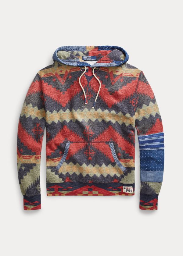 Moletom Polo Ralph Lauren Patchwork Fleece Homem 03752-MZYG